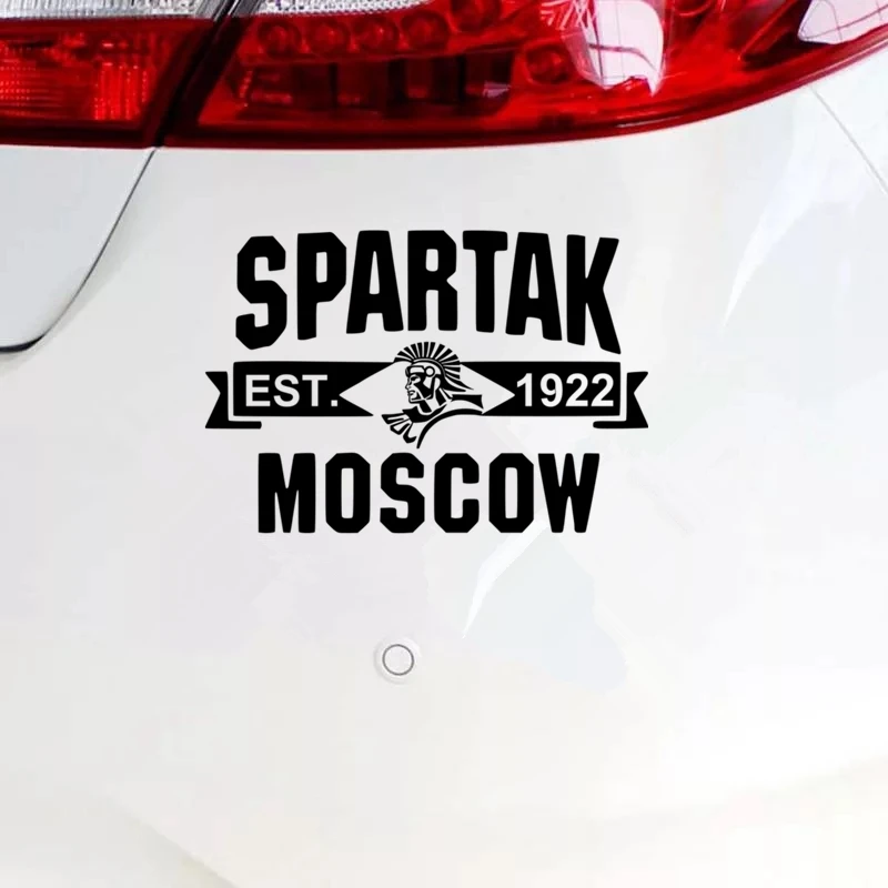 Personality Car Decor Stickers Motorcycle Decals Juokingi Spartak Decorative Accessories Creative Sunscreen Waterproof PVC,20*14cm