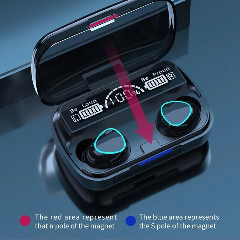 Savioke M10 Bluetooth 5.1 Ausinės, Baterija Lauke Belaidžių Ausinių Stereo Sporto Vandeniui Ausinių Ausinės Su Mikrofonu