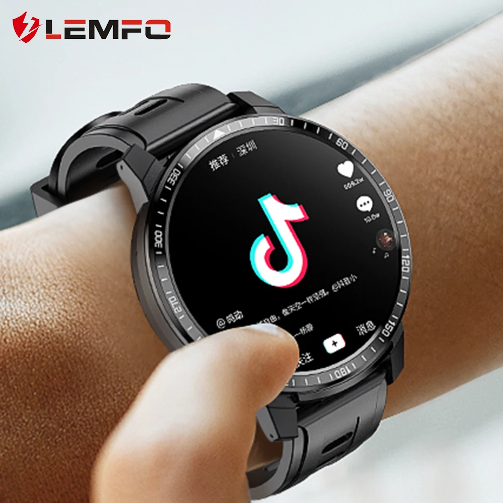 LEMFO LEM12 Smart Žiūrėti 4G 1.6 colių Full Screen Android OS 7.1 3G 32G Face ID 
