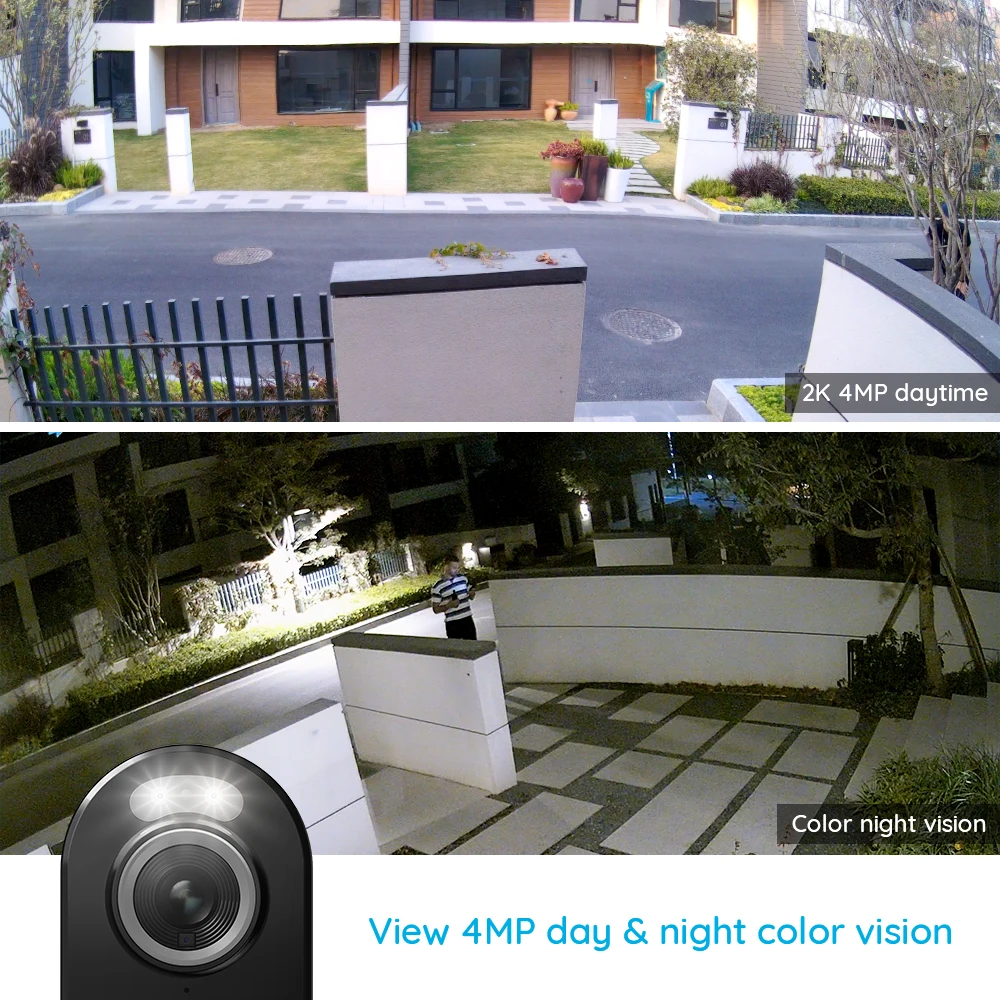 Reolink Argus 3 Pro Įkrovimo Baterija (akumuliatorius Fotoaparato 2.4 G/5 ghz WiFi 4MP Žmonių/Automobilių Aptikimo, 2-way Audio Dėmesio Smart Home Cam