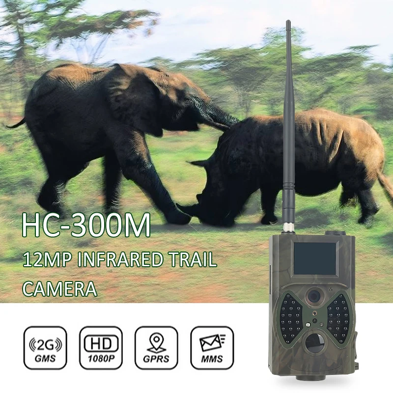 Suntekcam HC300M 16MP cámara de caza 940nm noche visión MMS/SMS infrarrojos Cámara sendero caza 2G trampas juego cámara Medžiotojas