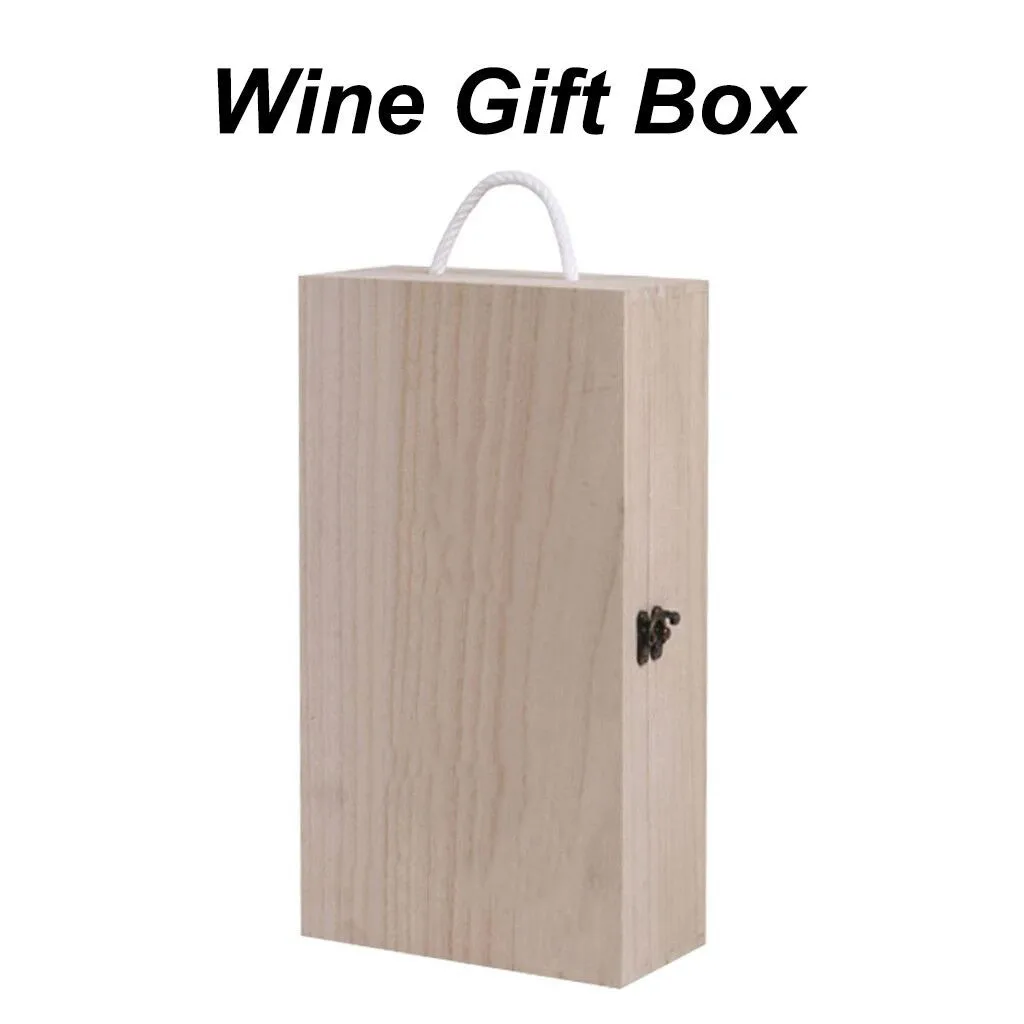 #20 Medinės Vyno Dėžutė Dviguba Butelis Dirželis Dėžės Korpuso Dovana, Namų Dekoro, Virtuvės įrankių priedai Patogumas