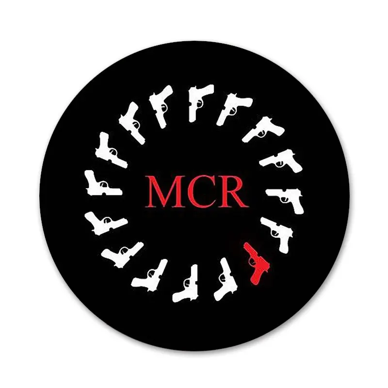 My Chemical Romance MSR Ženklelis Sagė Pin Reikmenys, Drabužiai, Kuprinės, Dekoravimo, dovanų 58mm