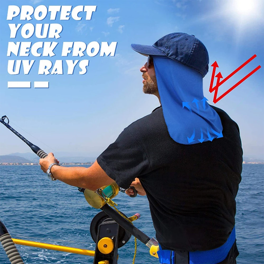 Aušinimo Dangtelis Elastinga Saulės Pavėsyje Skrybėlę Kaklo Shield Skrybėlę Atspalvį Elastinga UV Apsauga Kaklo Raštas Padengti Kaklo, Žvejyba, Jodinėjimas