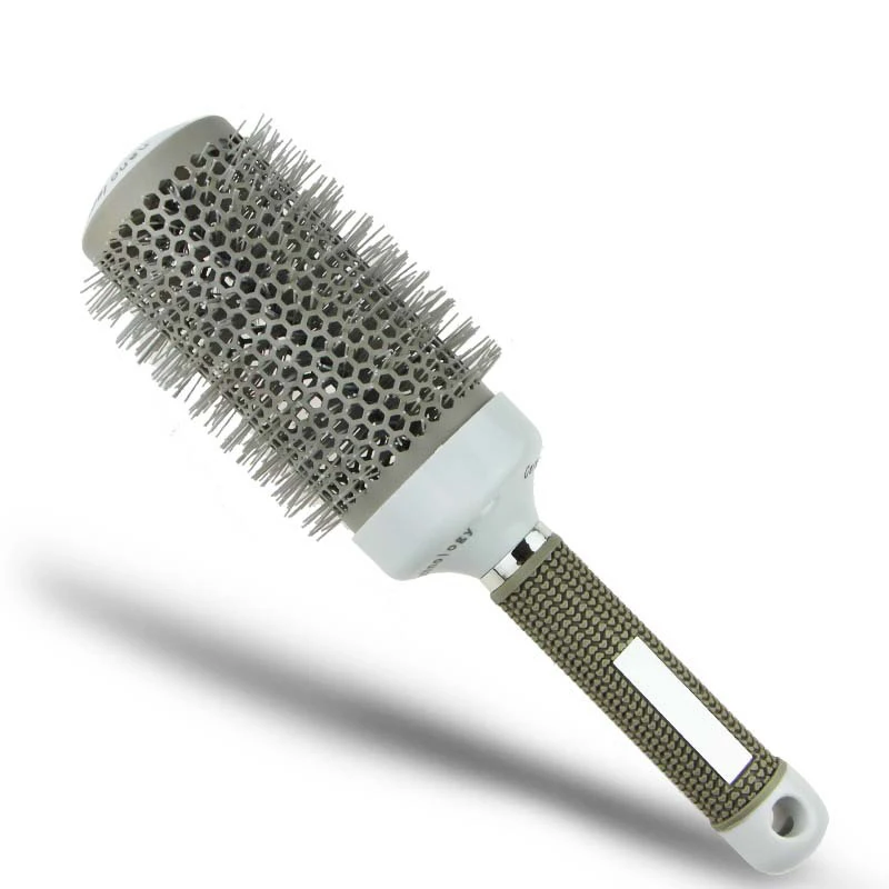 6 Dydis Plaukų Šepetys Nano Hairbrush Šilumos Keramikos Jonų Turas Barelį Šukos, Plaukų Kirpimo Plaukų Salonas Optikos Džiovinimo Garbanoti