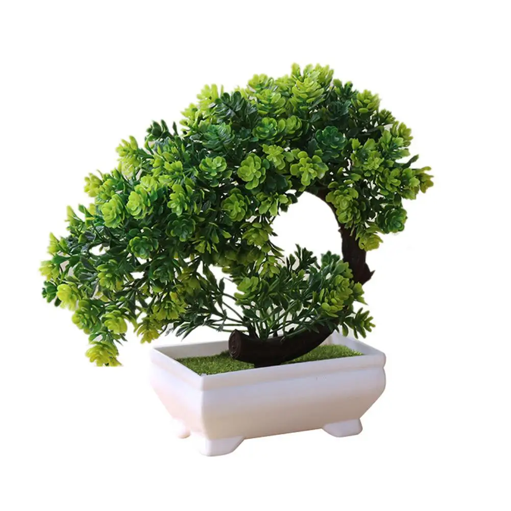 Gražus Modeliavimas Netikrą Vidinis Bonsai Medis Dirbtinių Augalų Stalo Ornamentas Namų Dekoro Atificial Gėlės