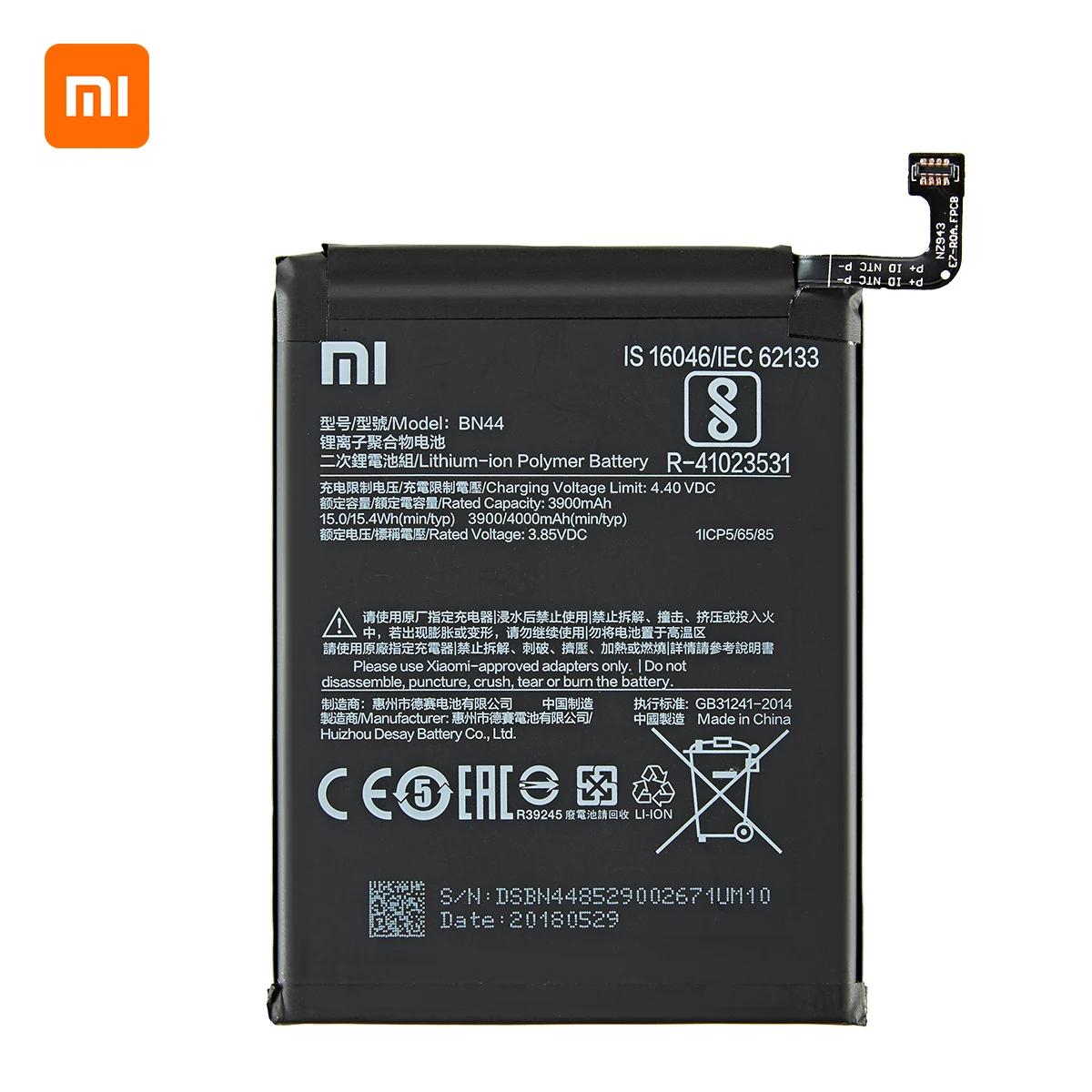 Xiao mi Originalus BN44 4000mAh Bateriją Xiaomi Redmi 5 Plius BN44 Aukštos Kokybės Telefoną, Baterijos Pakeitimas