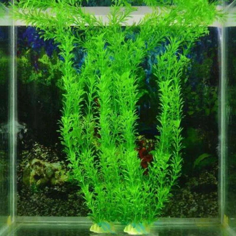 30cm Povandeninis Dirbtinių Vandens Augalų Ornamentais Akvariumo Žuvų Bakas Žalias Vanduo Žolės Dekoro Kraštovaizdžio Puošmena Dropshipping
