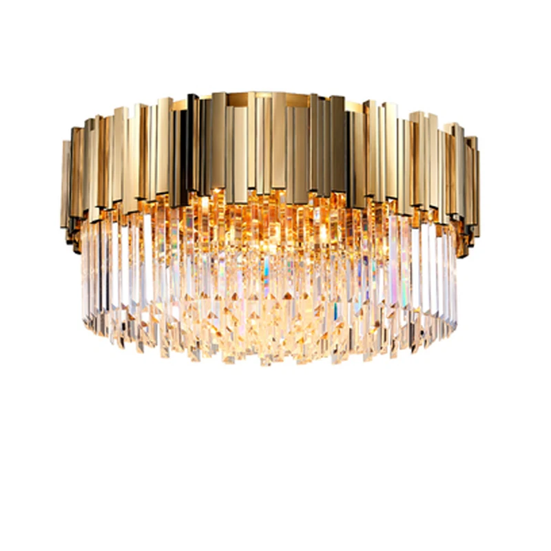 Modernus Apvalių Sidabro, Aukso, Krištolo Dizaineris Lamparas De Techo LED Lubų Šviesos.Lubų Šviesos.Lubų Lempa Fojė