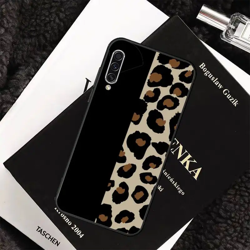 Prabangių mados Leopardas Spausdinti Modelio Telefono dėklas samsung galaxy 51 52 71 50 12 21s 72 70 40 20e 31 30s 32 5G minkštas viršelis