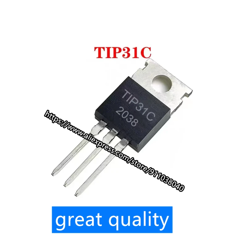 20PCS/DAUG TIP31C TIP32C TO-220 galios tranzistorius straight plug tranzistorius visiškai naujas TIP31C+TIP32C/10SET