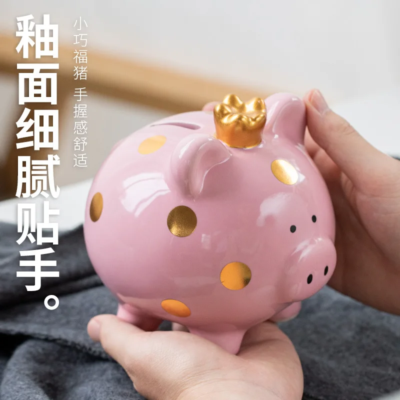 Kūrybos Puikus Keramikos Vainikėliai Piggy Bank Namų Dekoravimo Kiaulių Šiuolaikinių Namų Reikmenys