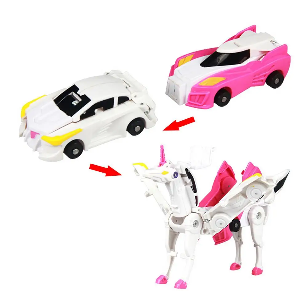 Karšto Deformuojamieji Derinant Žaislų Automobiliai Surinkti Į Flying Horse Paveikslas Puikiai Transformacijos Mini Robotas Automobilių Žaislai Vaikams
