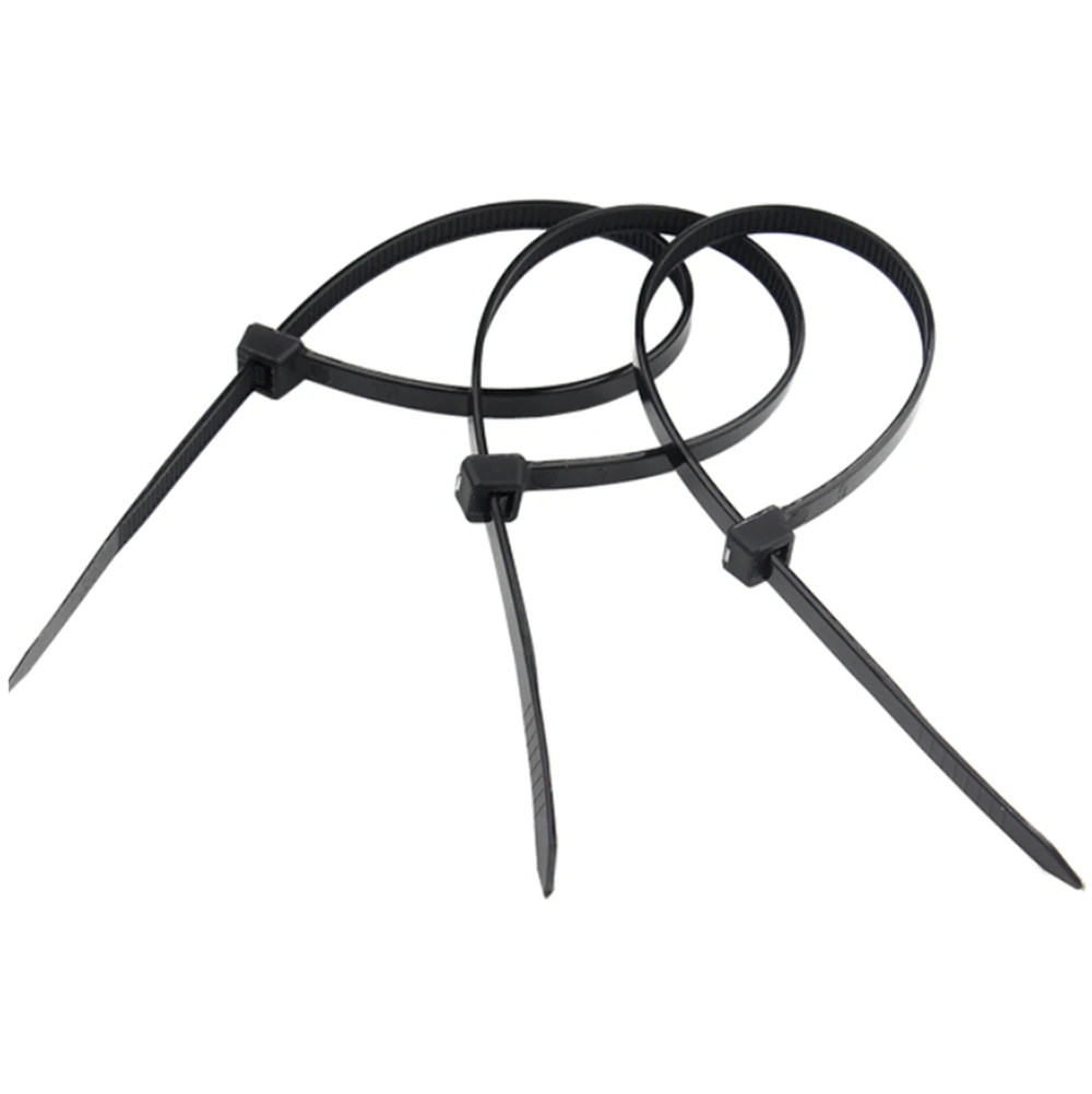 Savaiminio fiksavimo plastiko nailono kaklaraištis 30 VNT black 4X250cable tvirtinimo elementą žiedo 4X300 kabeliui zip apsiaustas dirželis nailono kabeliui rinkinys