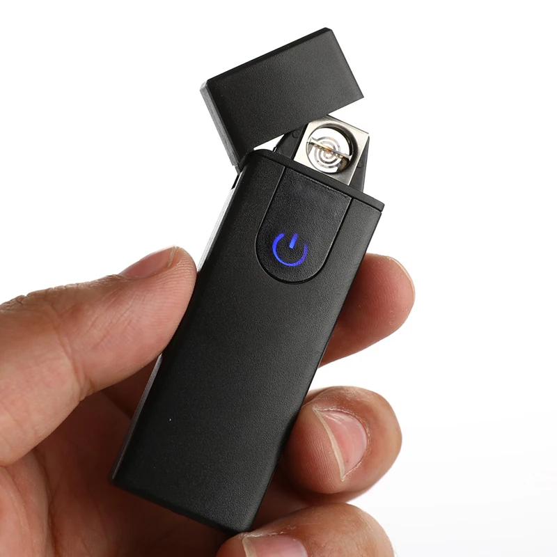 1Pcs Karšto Pardavimo USB Įkrovimo švelnesnę Indukcijos Elektros Kelionės Cigarečių Degiklio Rūkymas Jutiklis Dovanos Žiebtuvėliai
