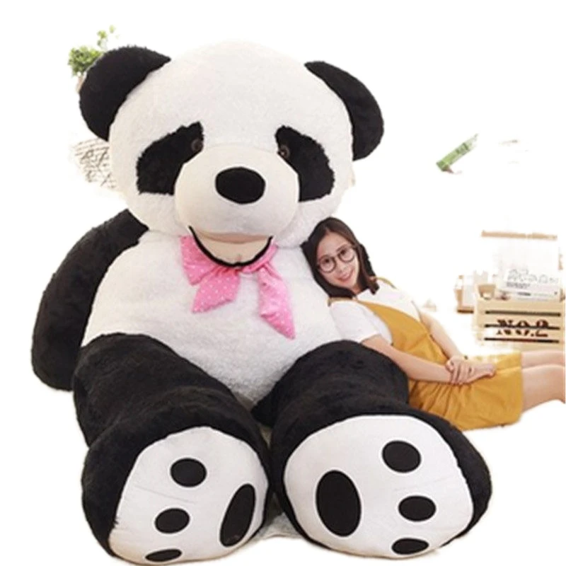 Kinijos Panda Bear Pliušinis Minkšti Žaislai, Lėlės Dovana Milžinišką Milžiniškus Iškamšos, Pūkuotas Panda 2021