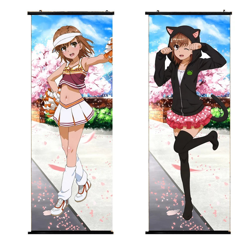 Anime Plakatu, Toaru Kagaku No Railgun Misaka Augalą Paskutinis Užsakymas Sienos Pažymėkite paveiksl Namų Puošybai 105x40cm