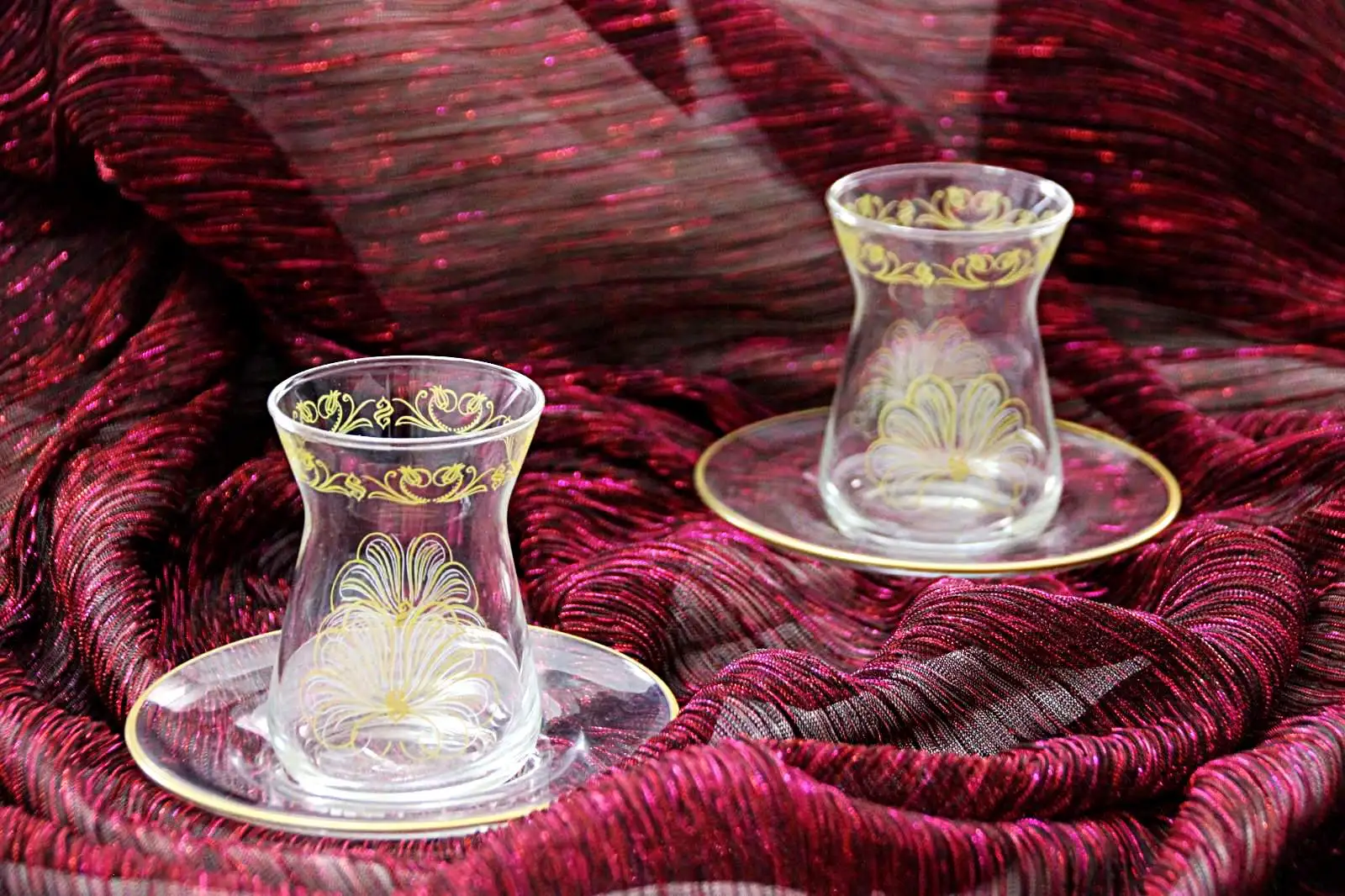 Raštuotas Arbatos Rinkinys Stiklo Drinkingware Teacup Keramikos Arbatos Rinkinys Teaware Arbatos Puodeliai, 12 Vienetų Virtuvės Namo su Plokštelėmis