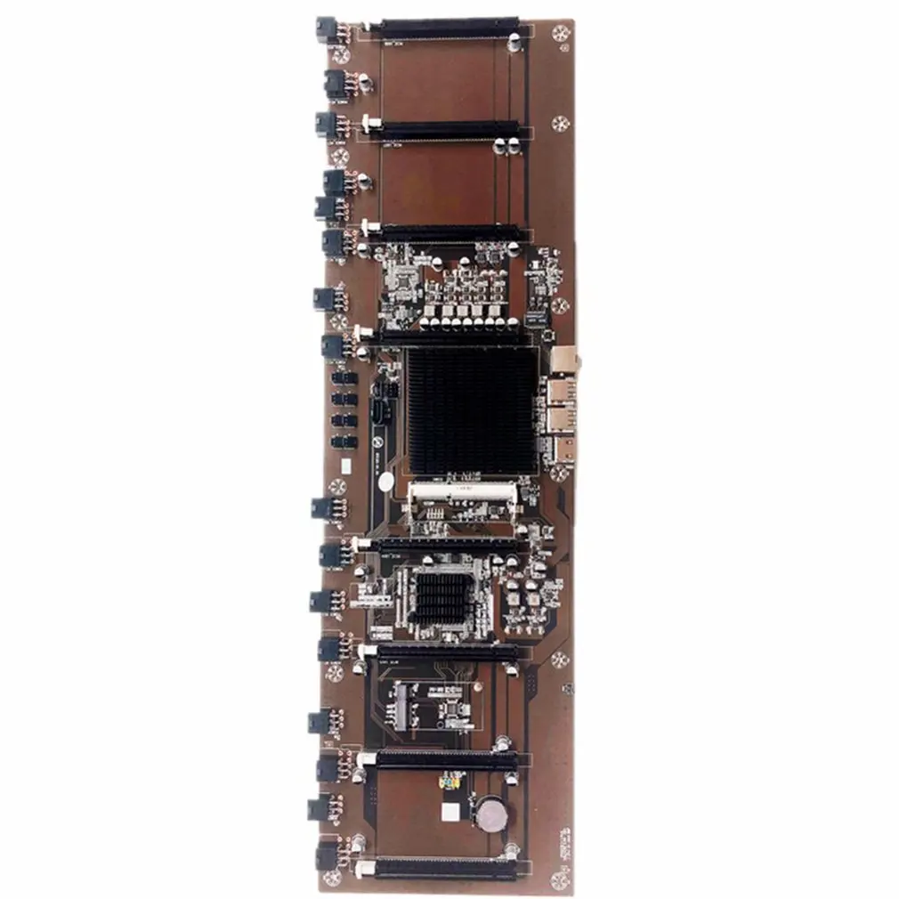 HM65 Chip 8 Kortelės Lizdas BTC Visi Kietojo Kondensatorius Multi vaizdo plokštė Kasybos Plokštė Paramos RX，GTX10，gtx20，gtx30 serija