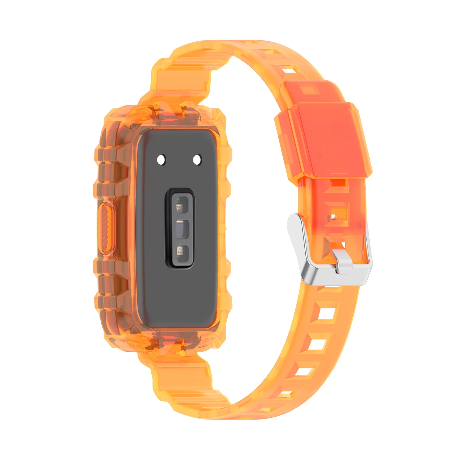 Skaidrios TPU Smartband Riešo Watchband Rėmo Crystal Atveju Huawei Honor Band 6 Dirželis Smart Apyrankės Apyrankės Bamperio Dangtelis