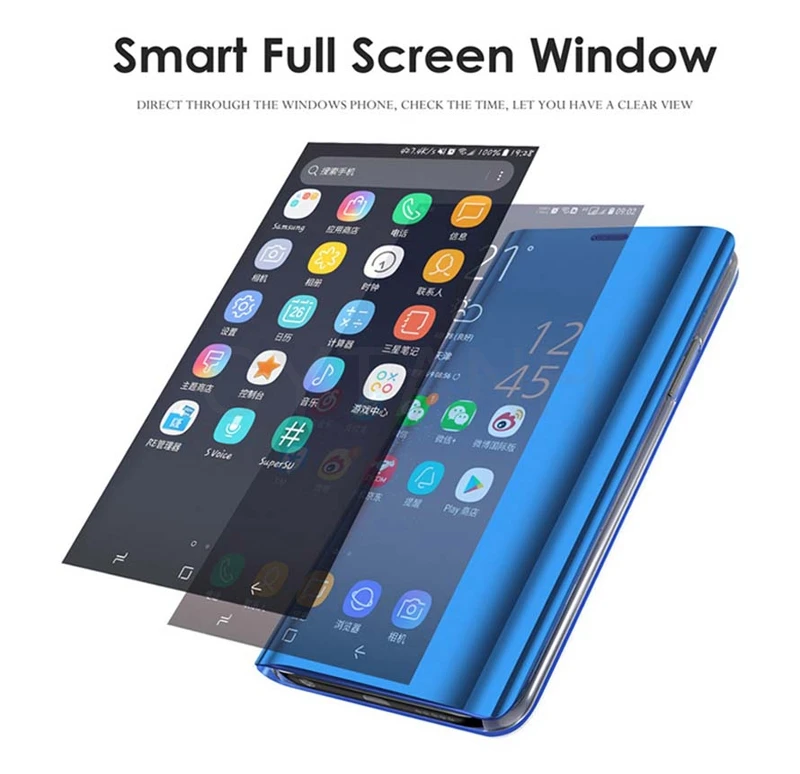 Smart Veidrodis, Flip Case Xiaomi Redmi Pastaba 8 Pro 