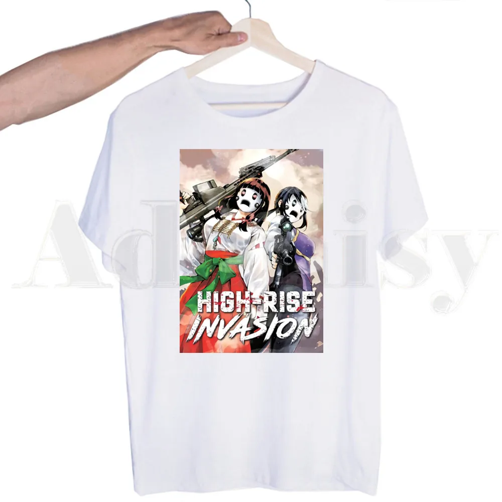 Tenkuu Shinpan aukštybinių Invazija Anime Tshirts Vyrų Mados Vasaros marškinėliai Marškinėlius Viršuje Tees Streetwear Harajuku Juokinga