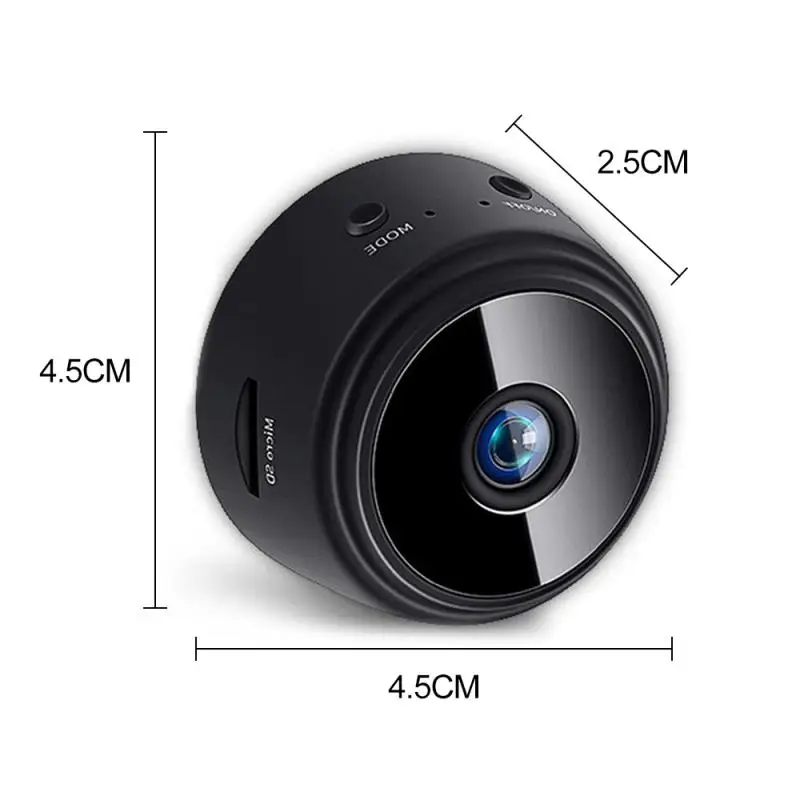 A9 Vaizdo Kamera 720P Home Security Belaidžio Wifi Kamera, Mini Nešiojamieji Naktinio Matymo APP vaizdo Kamera