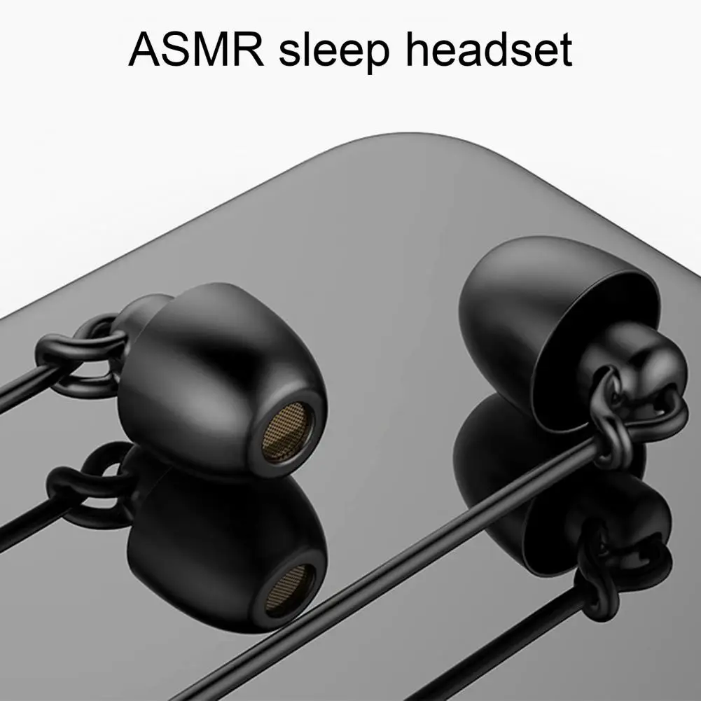 S360 Anti-triukšmo Miega Ausinių Silikono Anti-sulenkite Rankų In-Ear Ausinės su Triukšmo Panaikinimo 3.5 mm Ausines, Universalus