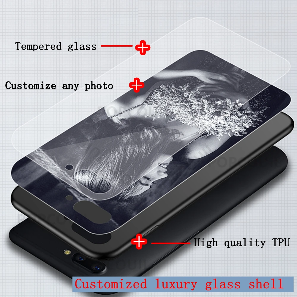 Custom Stiklo Telefono dėklas Samsung A51 A71 a21s a20s a31 a70 s10 s20 s21 plus ultra Apima Individualų Dizainą Paveikslėlio Pavadinimas Nuotrauka