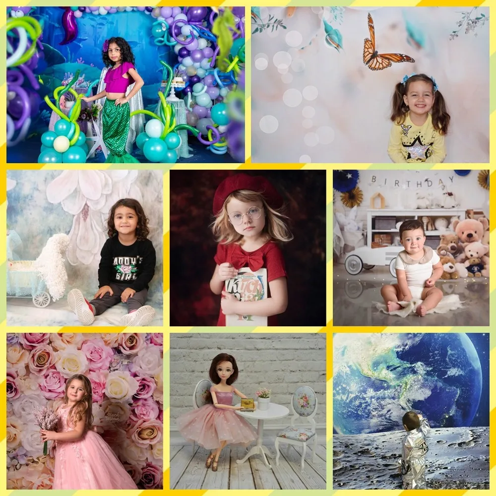 Pasakų Enchanted Miško Gimtadienio Apdailos Nuotrauka Fone Reklama Vaikams 
