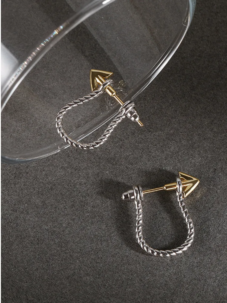 S'STEEL Asmeninį Auskarai Moterims, Sterlingas Sidabro 925 Auskarus Minimalistinė Geometrinių Derliaus Dizaineris Earings Fine Jewelry