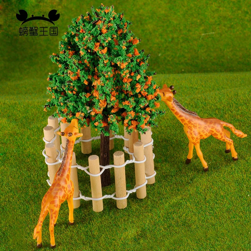5vnt dažytos Ūkio žirafa Modelis Geležinkelio 1/87 HO masto modelis gyvūnų kūrimo rinkinys, Vaikams Žaislas