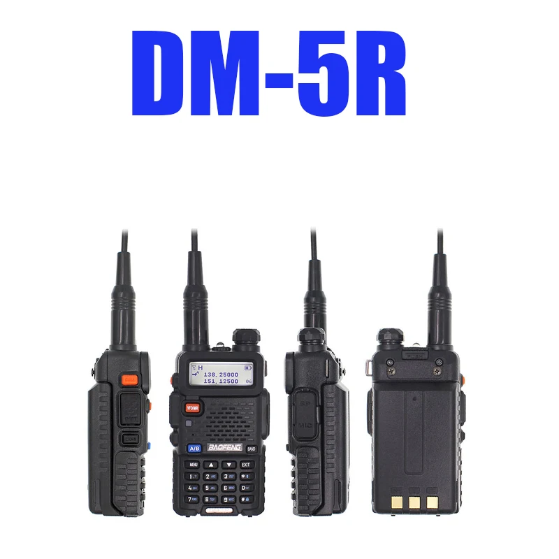 Baofeng DM-5R PLIUS TierI TierII Tier2 Skaitmeninis Walkie Talkie Kartotuvas DMR dvipusio VHF / UHF radijo