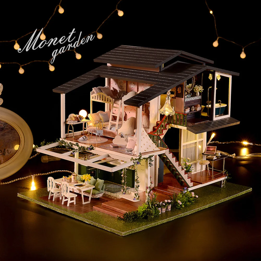 Dulkių Viršelio Dizaino Miniatiūriniai Lėlių, Žaislų, 3D Lėlės Namas Baldų Surinkimo Instrukcija Baldų Komplektas Vaikams