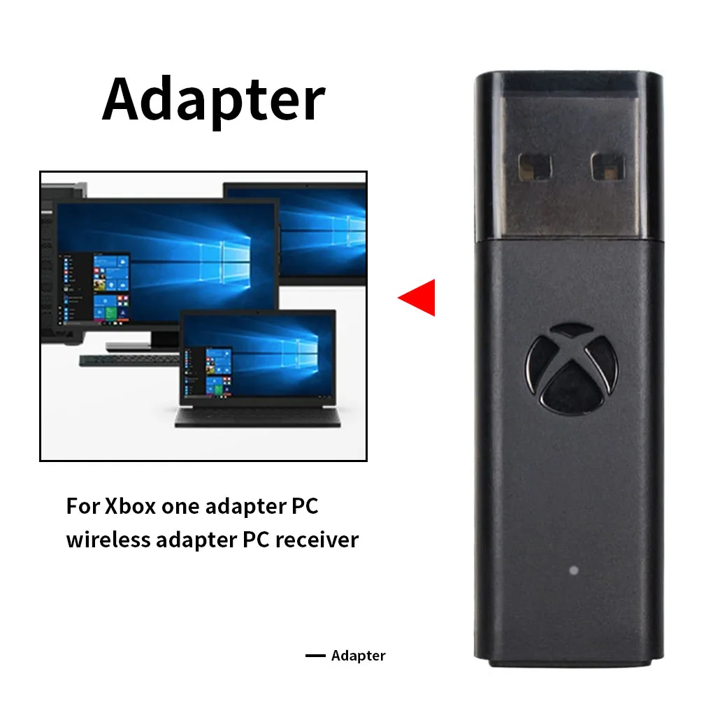 Belaidžio Žaidimų Valdiklis USB Adapteris Žaidimų Valdiklis Kreiptuką USB Belaidžio ryšio Jungtis, skirta Xbox Vienas Controller2 su Indikatorius