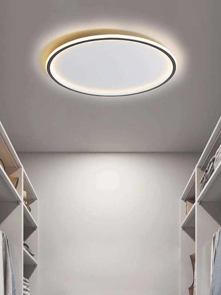 Modernus minimalistinis apskrito lubų šviesos kūrybos lempos, šiltas, kambario lubų lempa