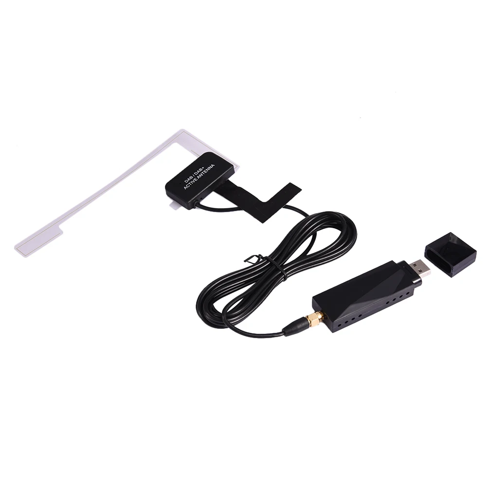 Nešiojamų Pratęsimo Antena Universali DAB USB Adapteris Signalo Imtuvas, Skirtos Android 4.4 5.1 6.0 7.1 Automobilio Grotuvo Europa, Australija