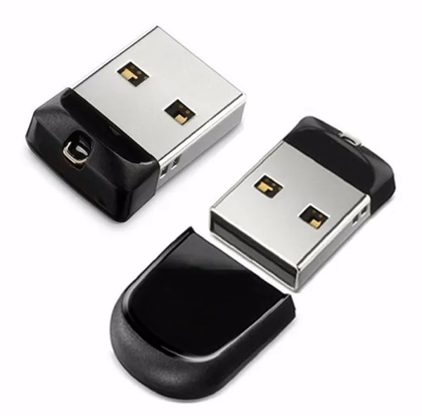 Juoda Super Mini tiny USB Flash 2.0, Atminties Ratai Stick Pen Nykščio Automobilio usb 