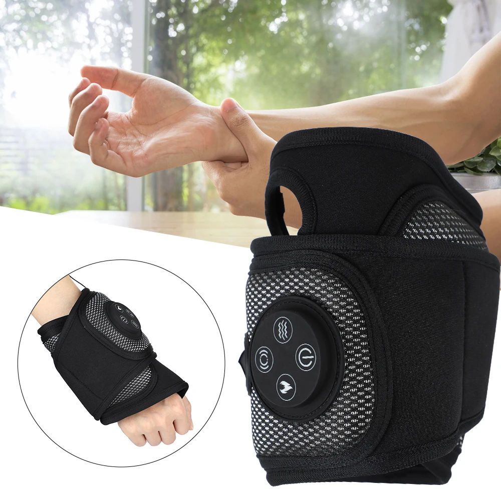 Smart Riešo Įtvaras Rankos Suspaudimo Air Massager Daugiafunkcinis Elektrinis Šildymas Petnešomis Vertus Skausmo Riešo Vibracijos Massager