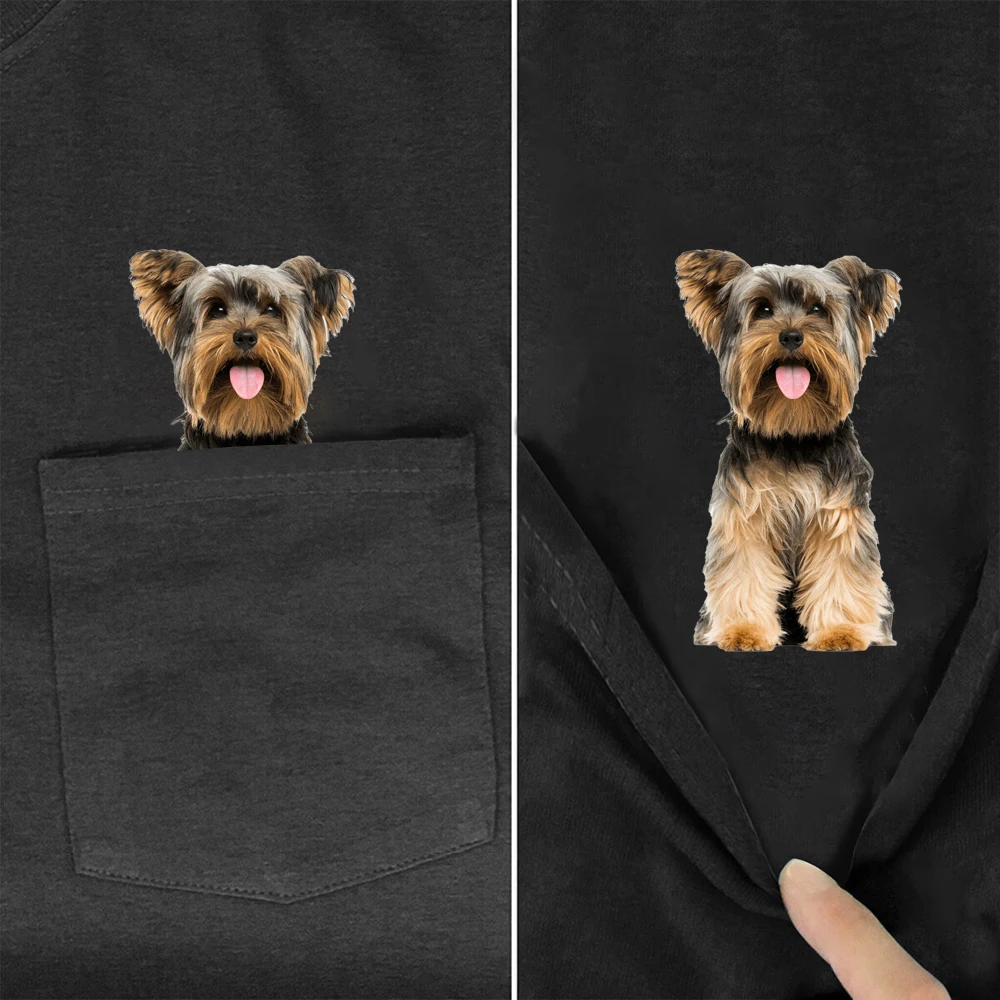 Juokingi Marškinėliai Mados Kišenėje Mielas Corgi Atspausdintas T-shirt Vyrams, Moterims, Marškinėliai Hip-Hop Viršūnes šunelis Medvilnės Tees