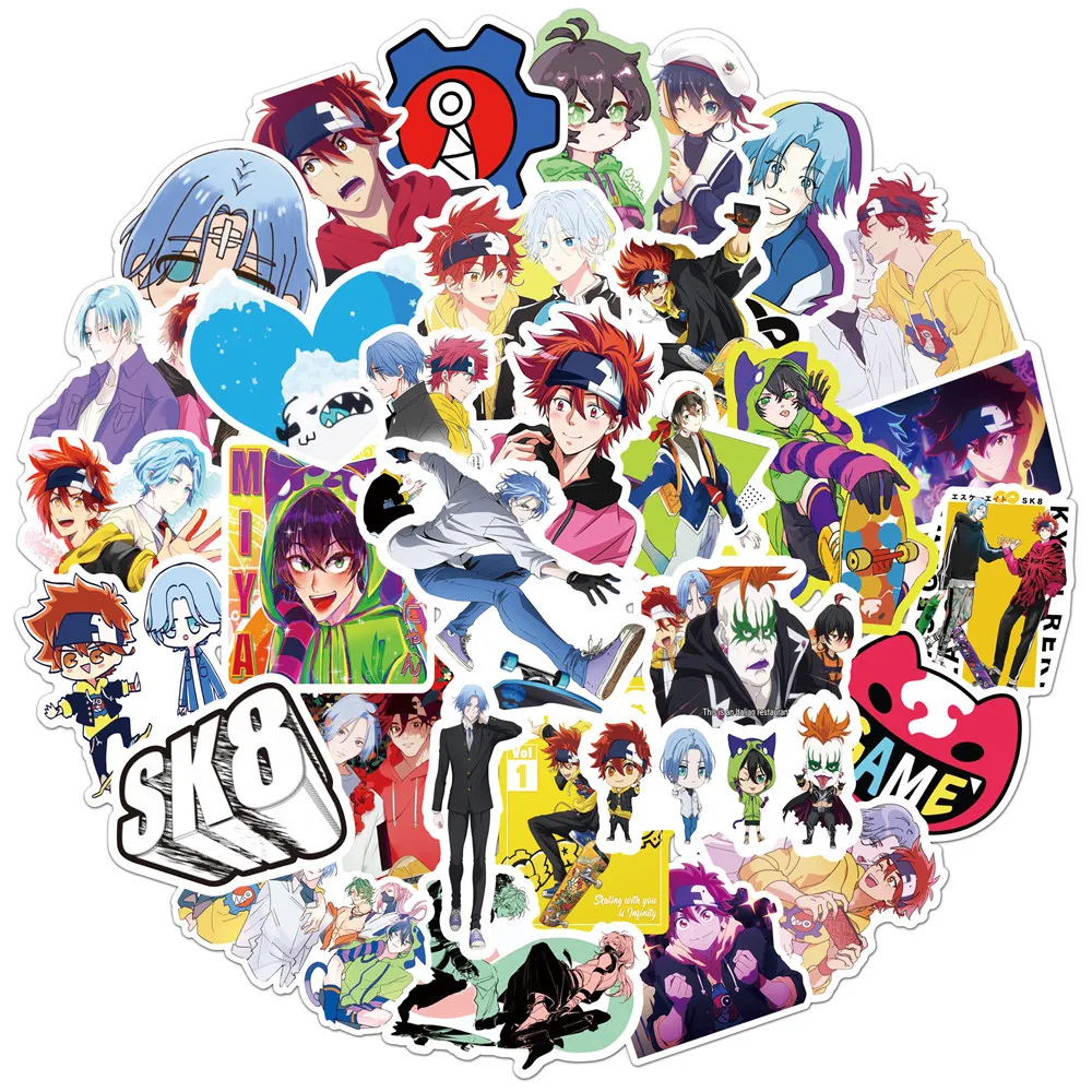 10/30/50PCS SK8 Infinity Anime Sumaišyti Lipdukai Klasikinis Anime Lipdukai, Nešiojamas Vandens Buteliai, Telefono dėklas Sąsiuvinis Decal