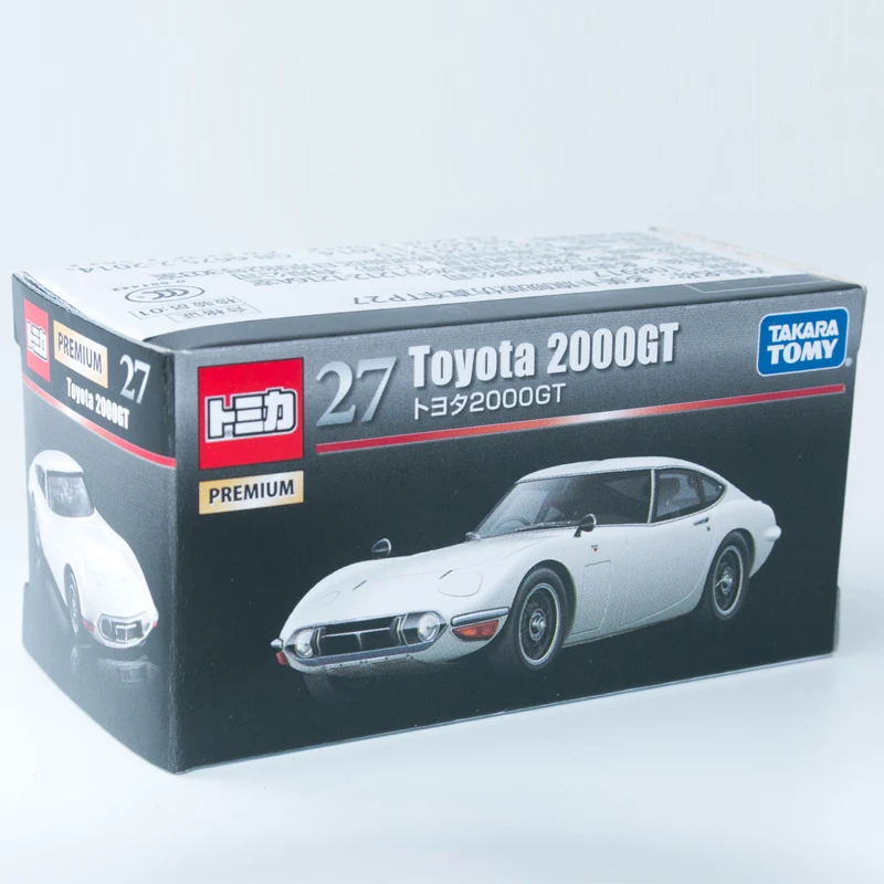 Takara Tomy Tomica Premium Nr. 27 Toyota 2000GT 1/59 Masto Diecast Automobilio Modelį Žaislai