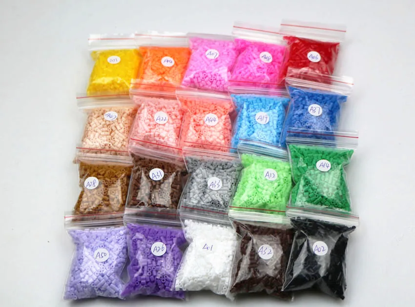 1000pcs/20 maišelių 2.6 mm, hama mini granulių saugiklis karoliukai kokybės garantiją pasidaryk pats žaislas PUPUKOU