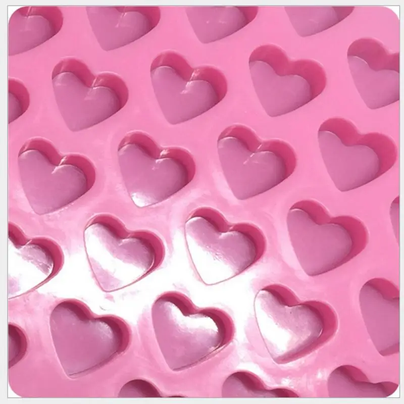 55 Skylių Meilė Širdies Formos Non-stick Silikono Šokoladas Minkštas Pyragas Pelėsių Želė Lovelio Formos Virtuvės Dalykėlių Kepimo Įrankiai