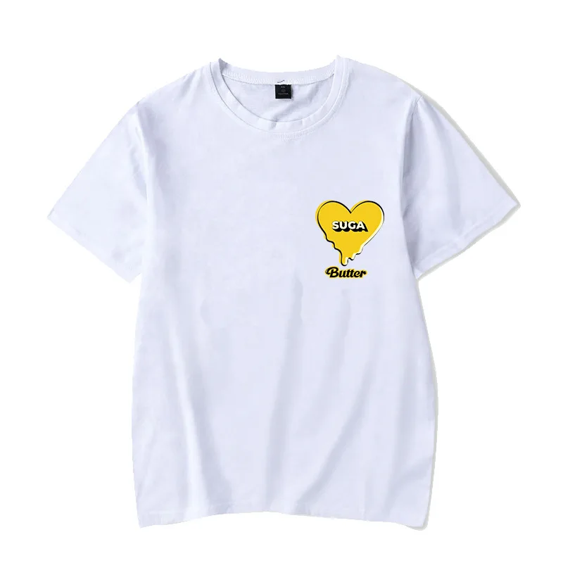 Bangtan Berniukai Sviestas T-shirt Naujos vieną albumą, Sviestas Paprasta meilė, T-marškinėliai su JK JIN RM SUGA Tą patį kostiumą koncertas