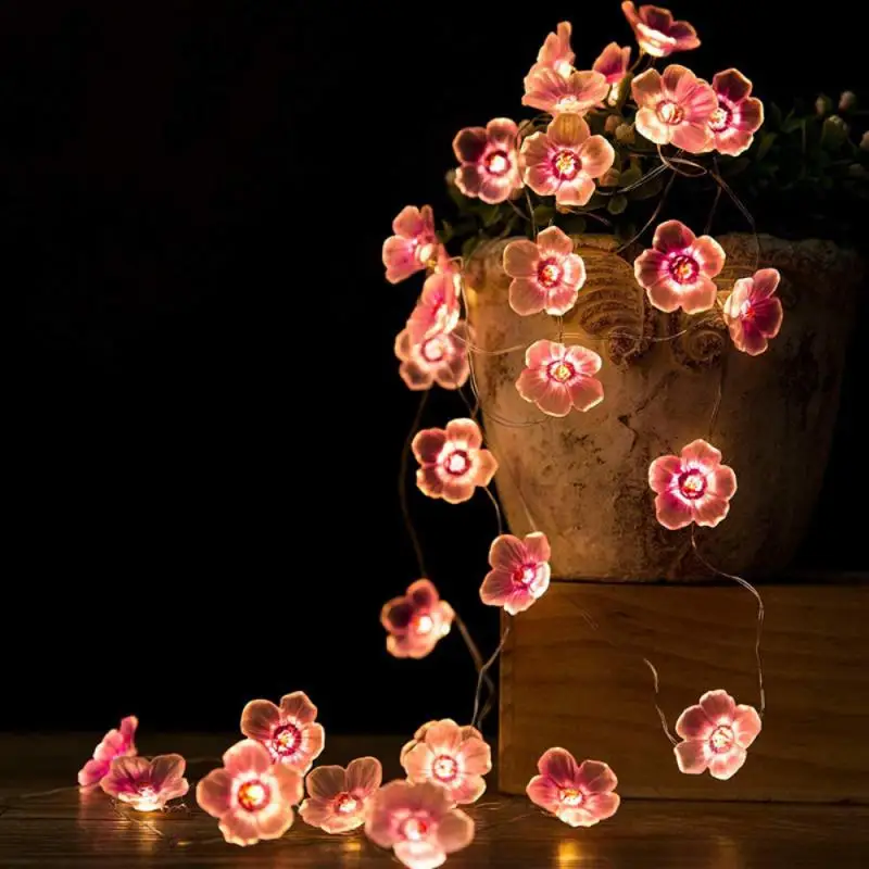 Apšvietimo String Šviesos Valentino Dienos LED Žibintai String Pušies Kankorėžis Adatos Varinės Vielos Pasakų Žibintai Ins Varpai Girliandą Dekoro 2m