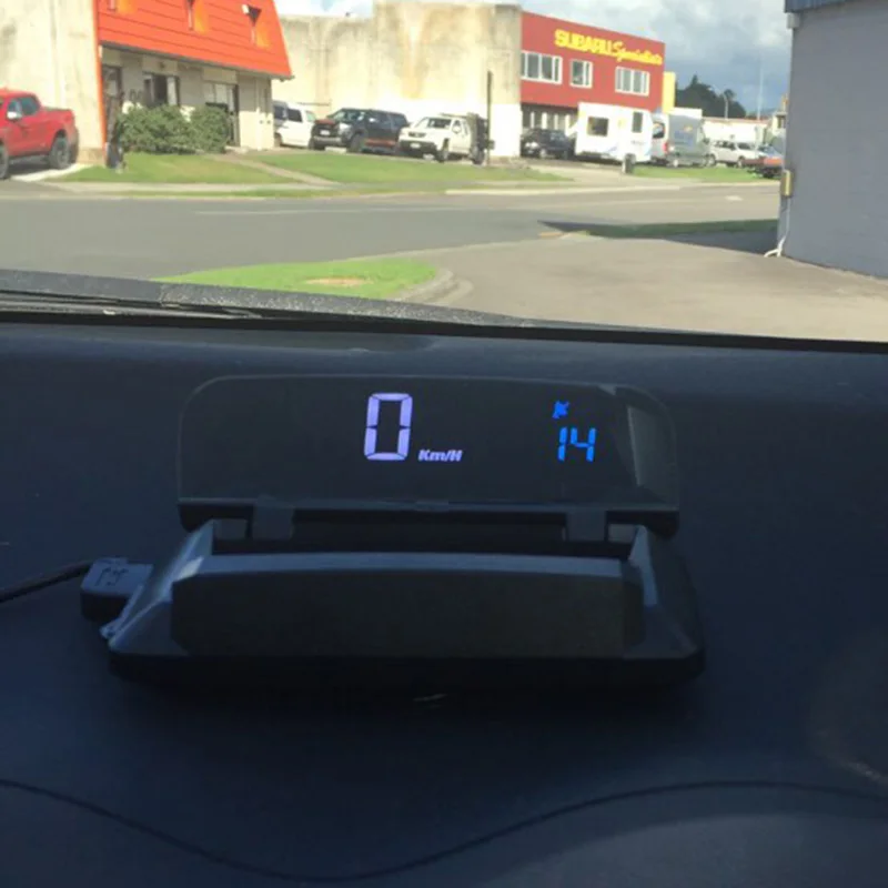 Auto Spidometras KM/KPM Veidrodis GPS HUD Head-up display, Universalus Greitis Projektorius Suderinama su Visais Automobilių, Sunkvežimių Transporto priemonės H400G