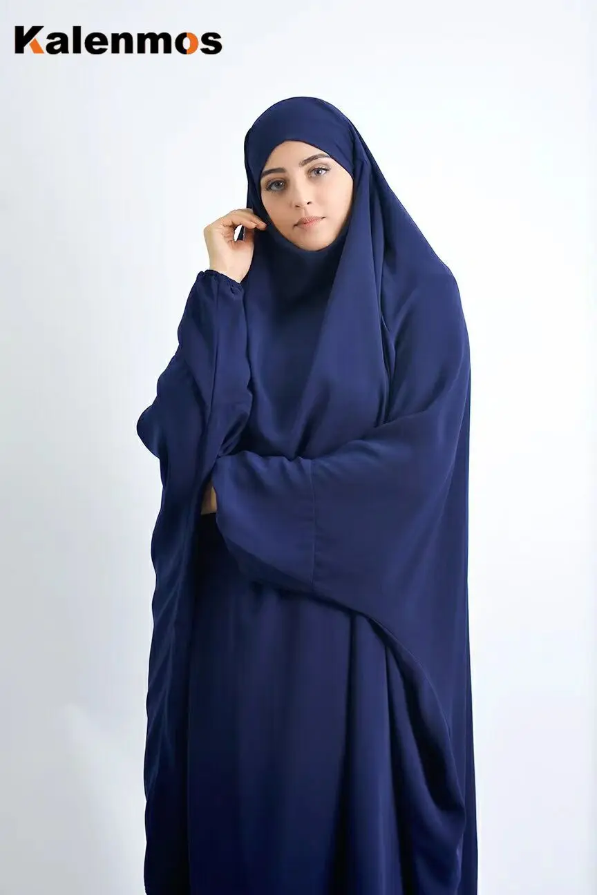 Drabužis Musulmonų Eid Malda Moterų Suknelė, Hijab Jilbab Abaja Ilgai Khimar Pilnas Draudimas Ramadanas Suknelė Abayas Islamo Niqab Vestidos