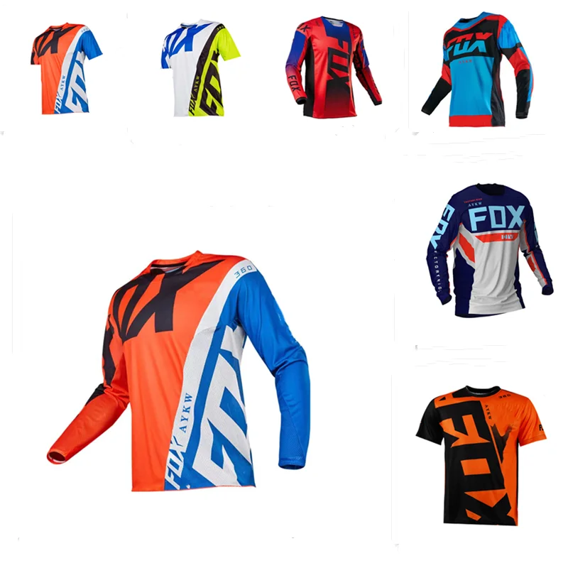 2021 Pritaikyti Komanda Moto Mtb Motokroso Fox Jersey Enduro Maillot Hombre DH BMX MX Dviračių Downhill Dviračių Džersis Marškinėliai Vyrams