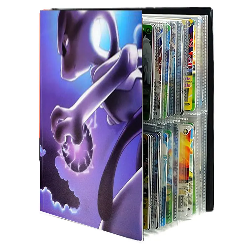80/240PCS Cool Pokemon Kortas, Albumas, Knyga, Animacinių, Anime Žaidimo Kortelės EX GX Kolektorių Laikiklis Katalogą Viršaus Pakraunama Sąrašą Žaislai Dovana Vaikas